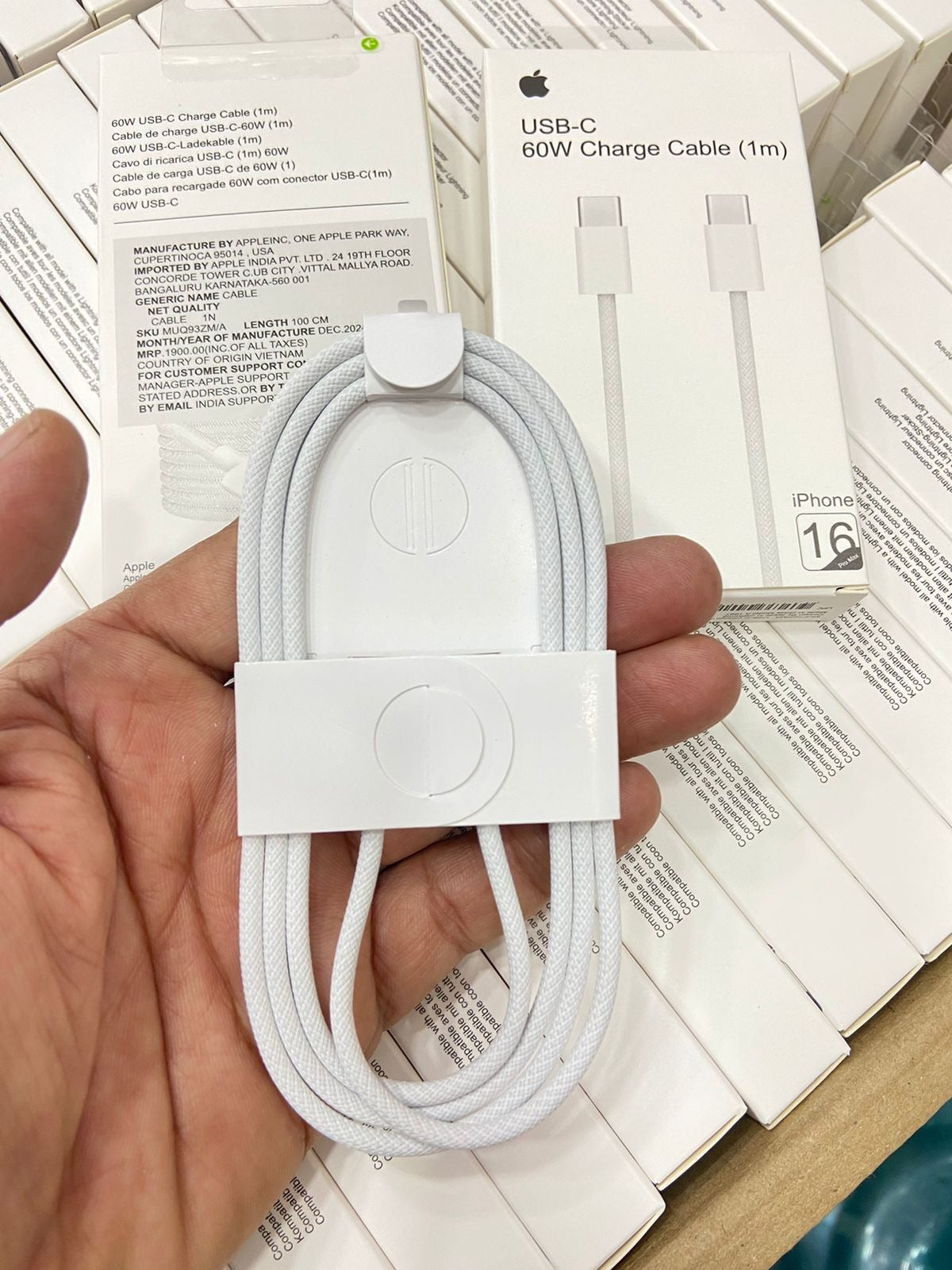 iPhone 16Pro Max TYPE C CABLE FAST 60Wโก ๐ฑ